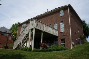 Full basement with a one car garage.