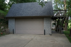 This garage can house your boat in winter months.